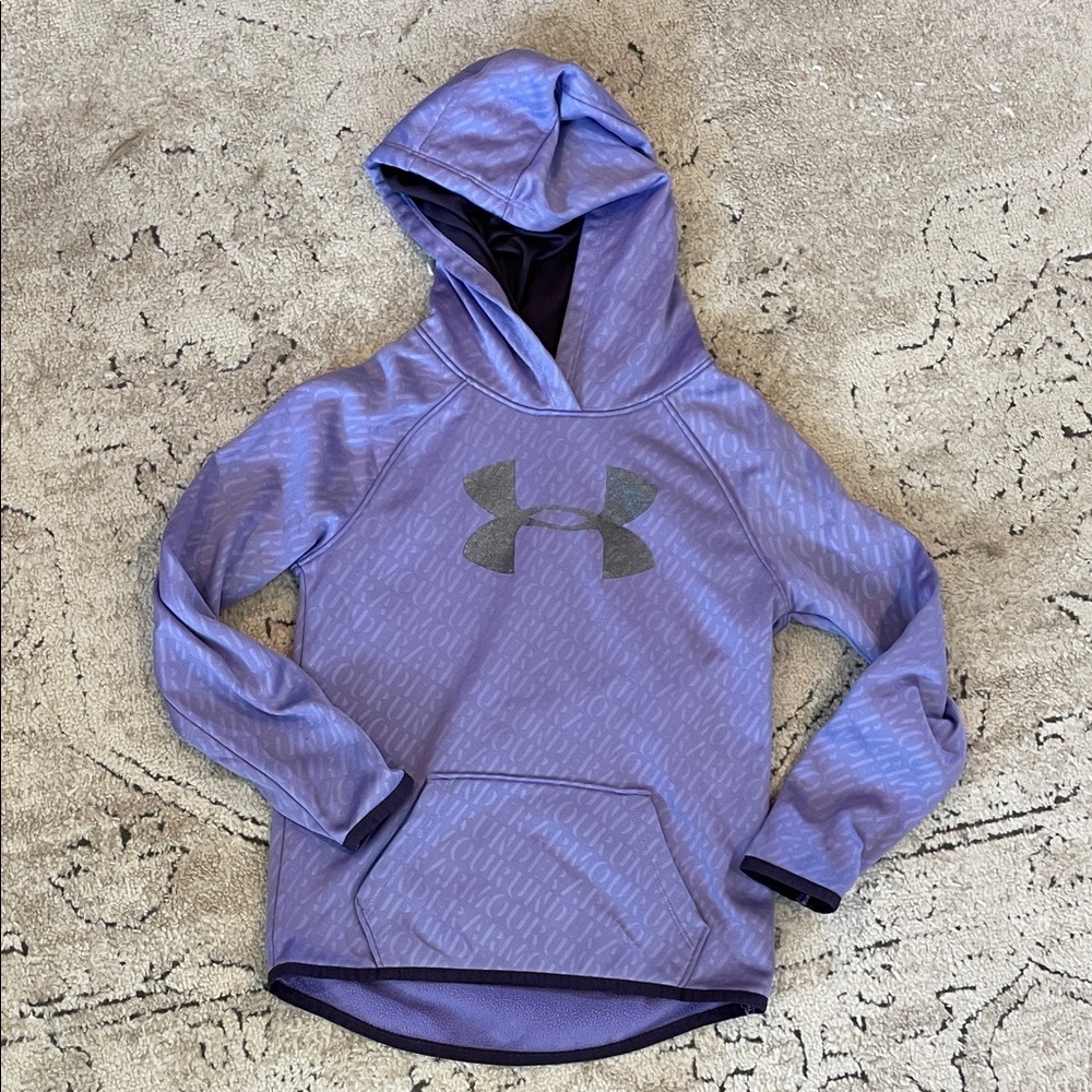 Under Armour Lavender Hoodie with Gray Logo